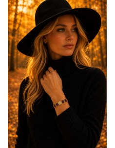 Bracelet Métal émaillé Chocolat 2