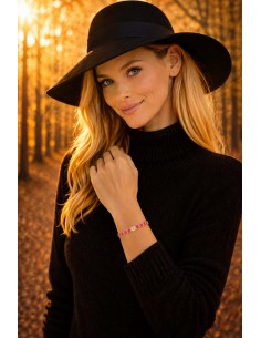 Bracelet Métal émaillé Slim Pastèque 2