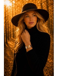 Bracelet Métal émaillé Prestige Lueur de Moka 2