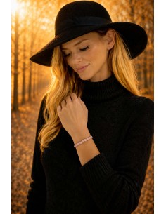 Bracelet Métal émaillé Slim Corail 2