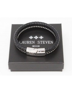 Bracelet Corde et Cuir Tressé 2