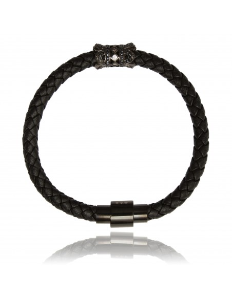 Bracelet Cuir Tressé