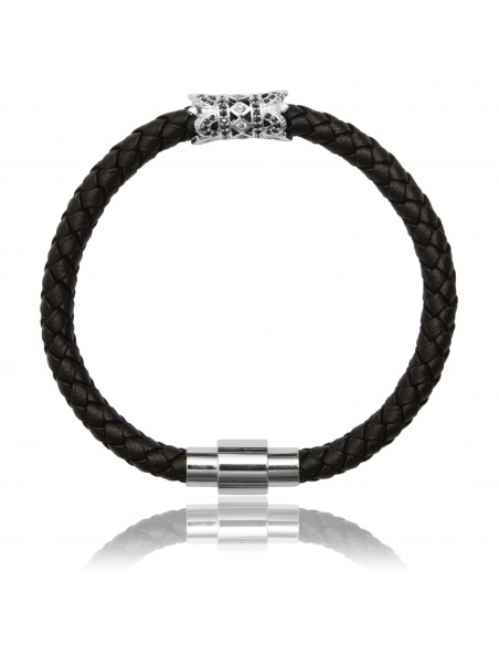 Bracelet Cuir Tressé