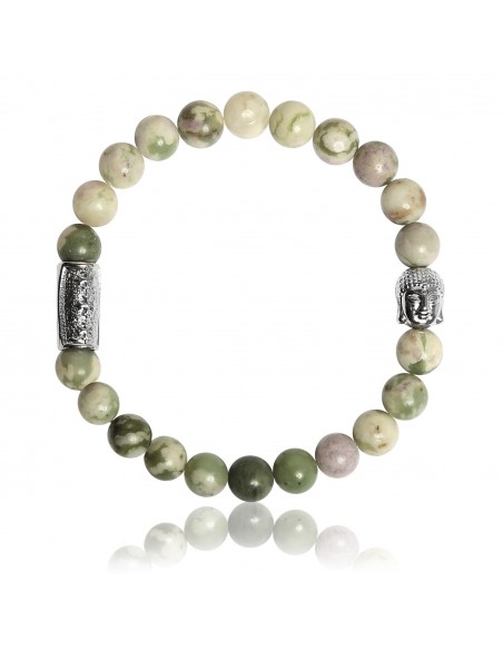 Bracelet Jade de la Paix et Bouddha
