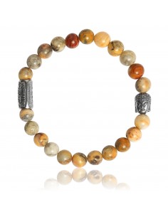 Bracelet Crazy Stone et Bouddha