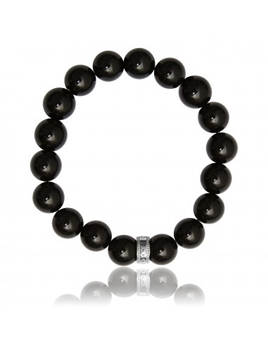 Bracelet 12 mm Agathe Noire