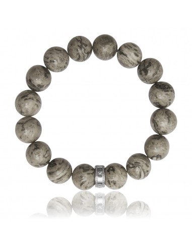 Bracelet 12 mm Map Stone