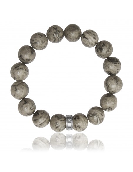 Bracelet 12 mm Map Stone