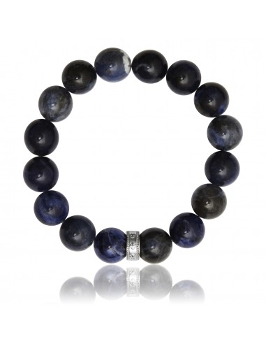 Bracelet 12 mm Sodalite Africaine