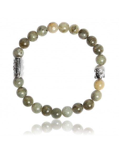 Bracelet Labradorite with Buddha