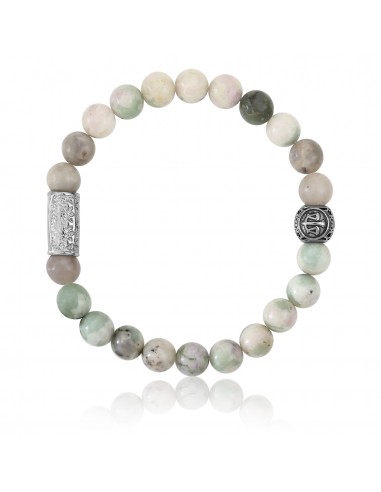 Bracelet Jade de la paix / signe balance / 8mm