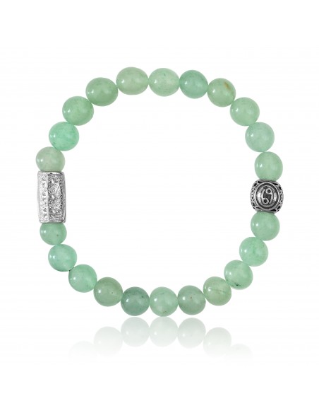 Bracelet Aventurine / signe cancer / 8mm