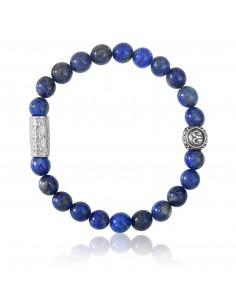 Bracelet Lapis Lazuli / signe taureau / 8mm