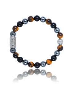 Bracelet Agate noire /...