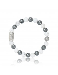 Bracelet Howlite Blanche /...