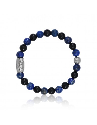 Bracelet Black Agate / Lapis Lazuli / Prosperity