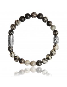Bracelet Net Stone et Bouddha