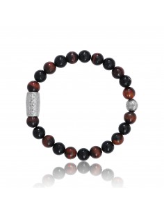 Bracelet 8mm Black Agate /...